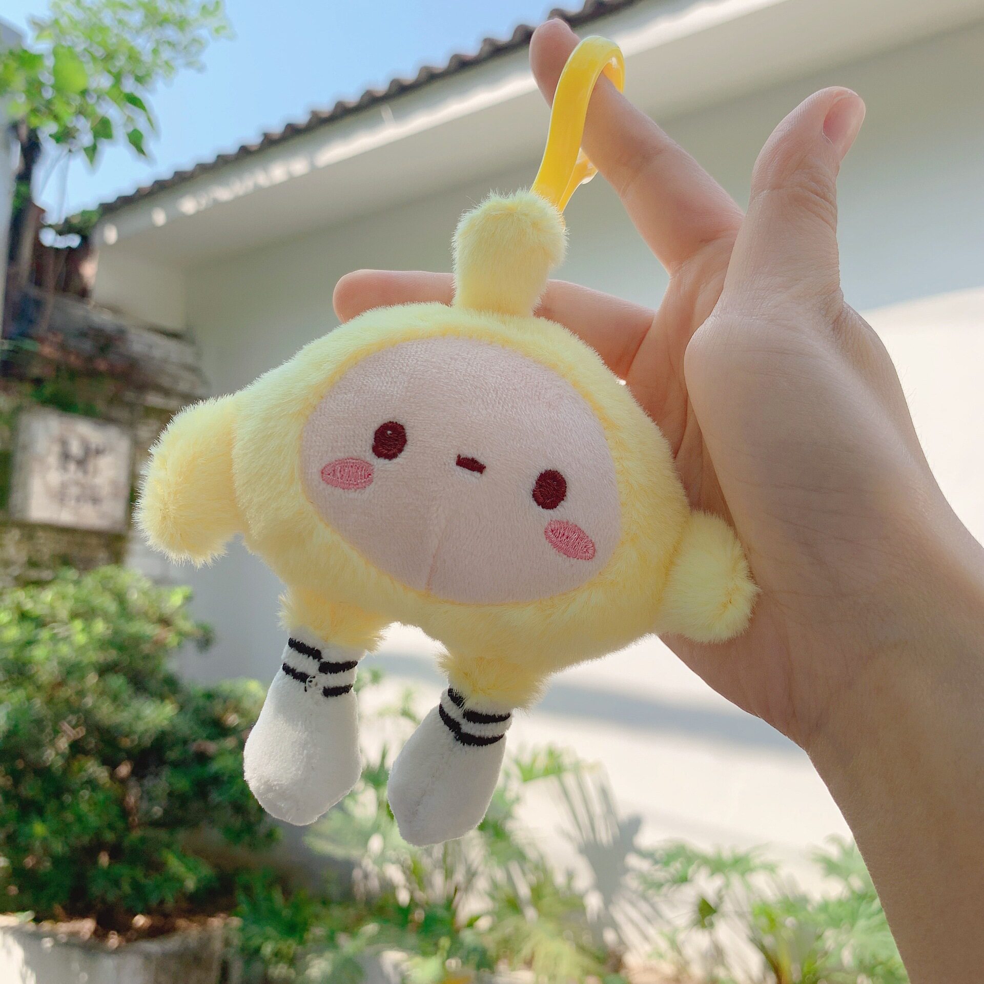 【萌趣】三色蛋仔挂件公仔玩偶钥匙扣热销包包挂饰可爱卡通小礼品