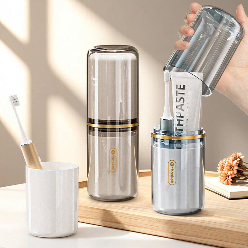 旅行洗漱杯式牙刷杯牙具牙膏收纳盒家庭旅游四合一刷牙漱口杯