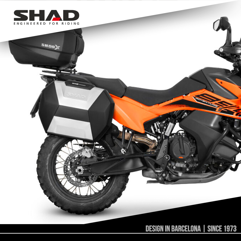 SHAD夏德KTM390 790 1290 摩托车边架尾架进口边箱尾箱后备箱护杠