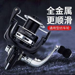 金属脚纺车轮英式EV摇臂无间隙海钓矶钓远投微物渔轮