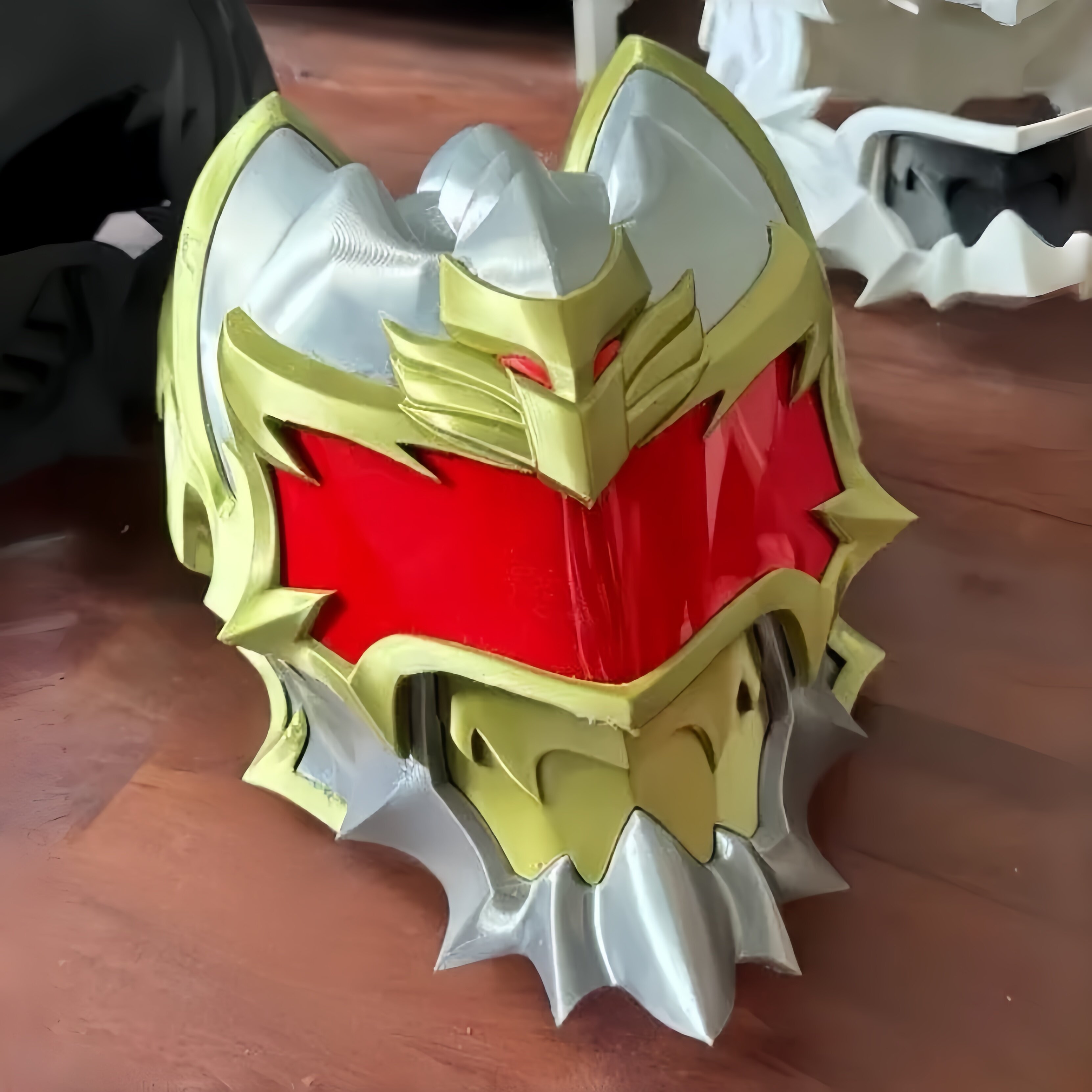 铠甲勇士帝皇侠头盔3D打印cosplay漫展可穿戴成品cos道具收藏摆件