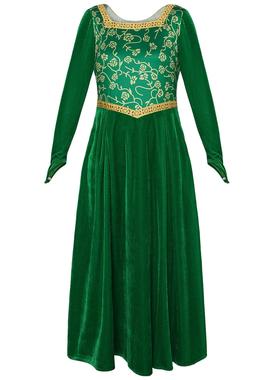 怪物史莱克cos服装绿色连衣裙C服菲奥娜公主裙cosplay动漫扮演