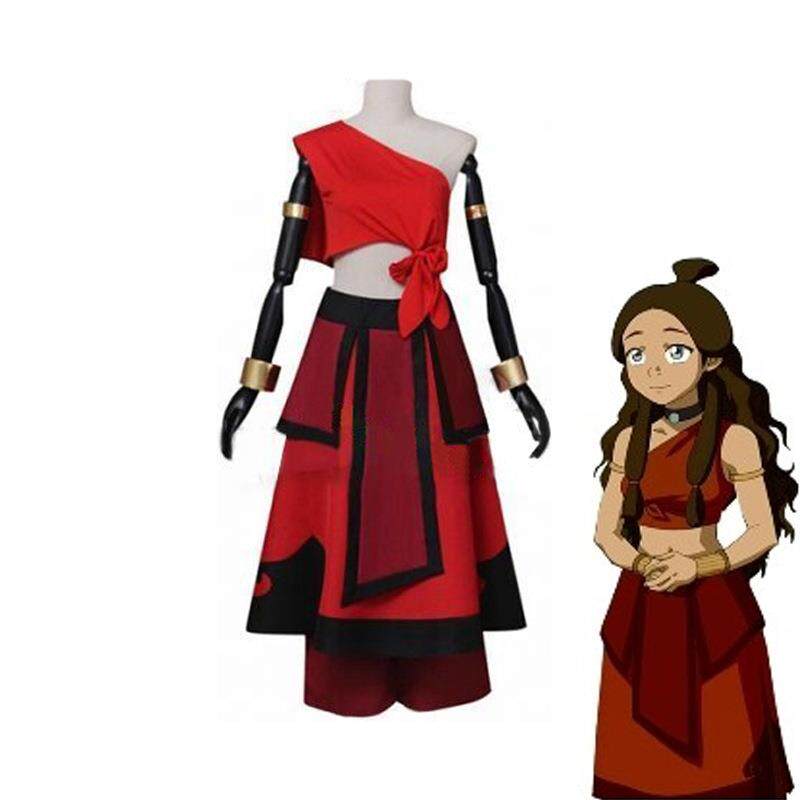 降世神通最后的气宗卡塔拉cos服  卡塔拉cosplay服装