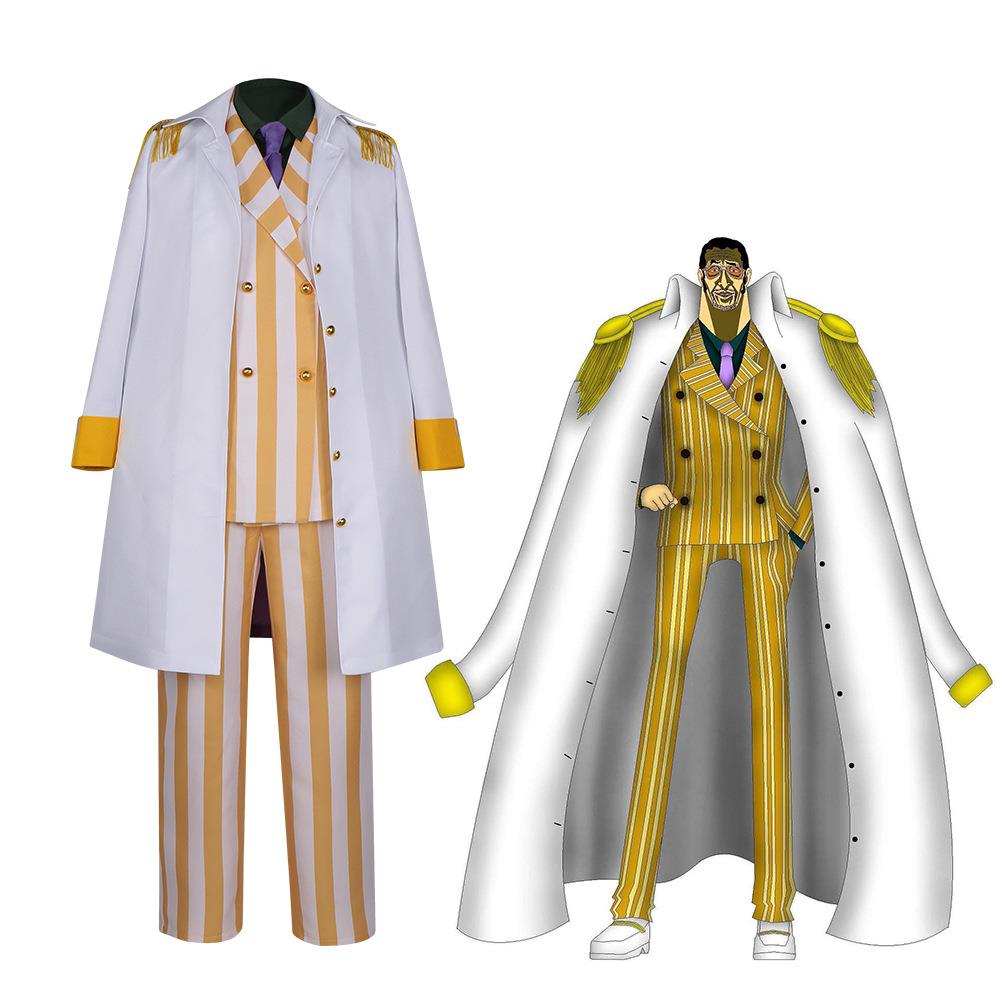 海贼王cos服海军三大将黄猿cosplay服装披风全套动漫角色扮演服装