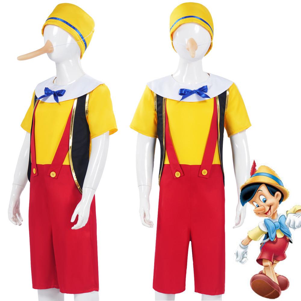 匹诺曹cos服长鼻子皮木偶图片
