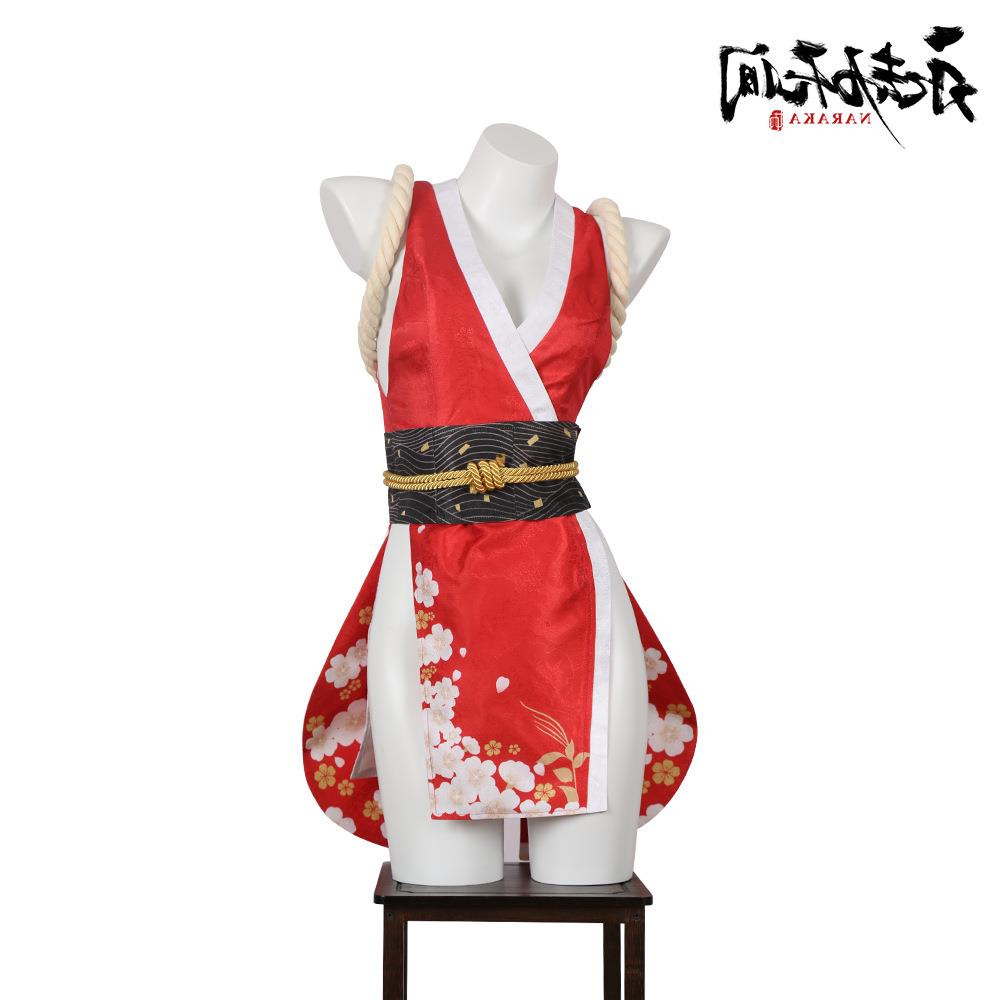 真人快打不知火舞cos服 拳王拳皇迦南联动cosplay服二次元动漫服