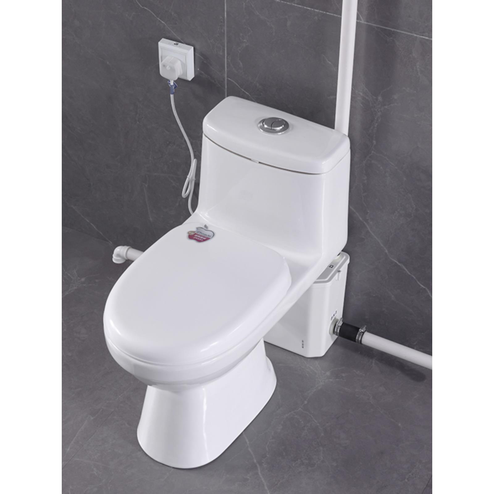 墙排马桶后排式地下室污水提升泵电动粉碎防臭直排坐便器厂家包邮