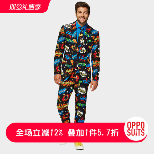 OPPOSUITS西装三件套男