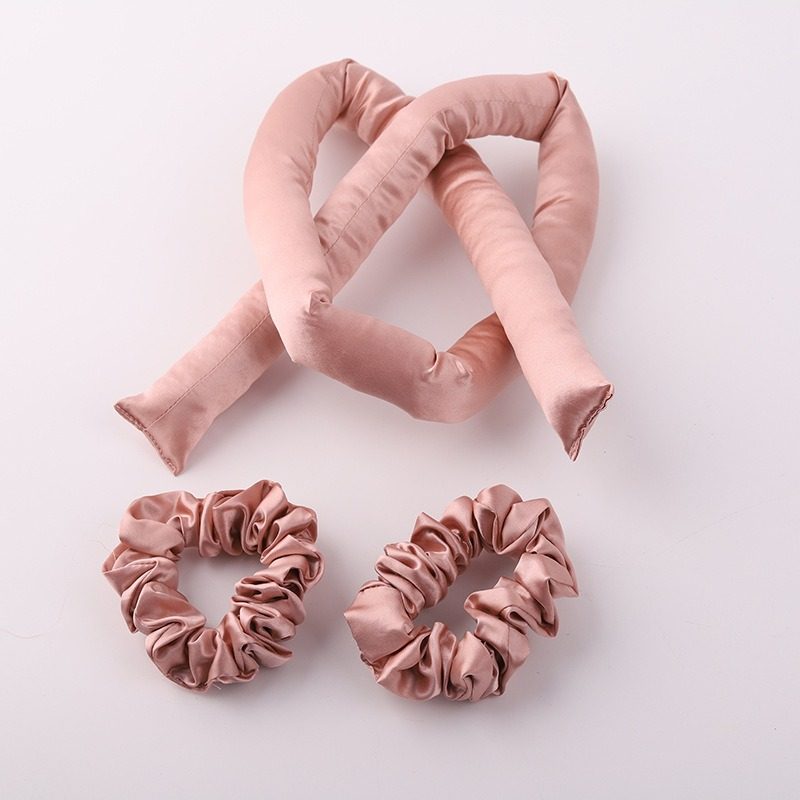 真丝无热卷发神器免烫睡眠不伤发懒人睡觉海绵卷发棒套装