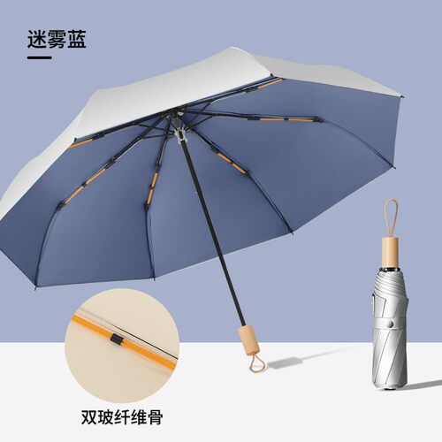 德国钛银太阳伞双层遮阳伞