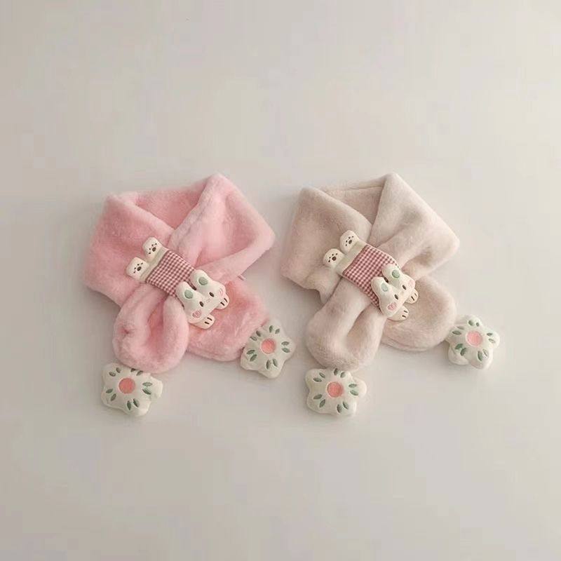 儿童围巾秋冬可爱卡通婴儿交叉男女韩版加厚保暖毛绒围脖冬季女孩,童装/婴儿装/亲子装,多件套 帽子、围巾、手套等组合,淘宝优惠券,粉丝福利购,淘宝优惠卷