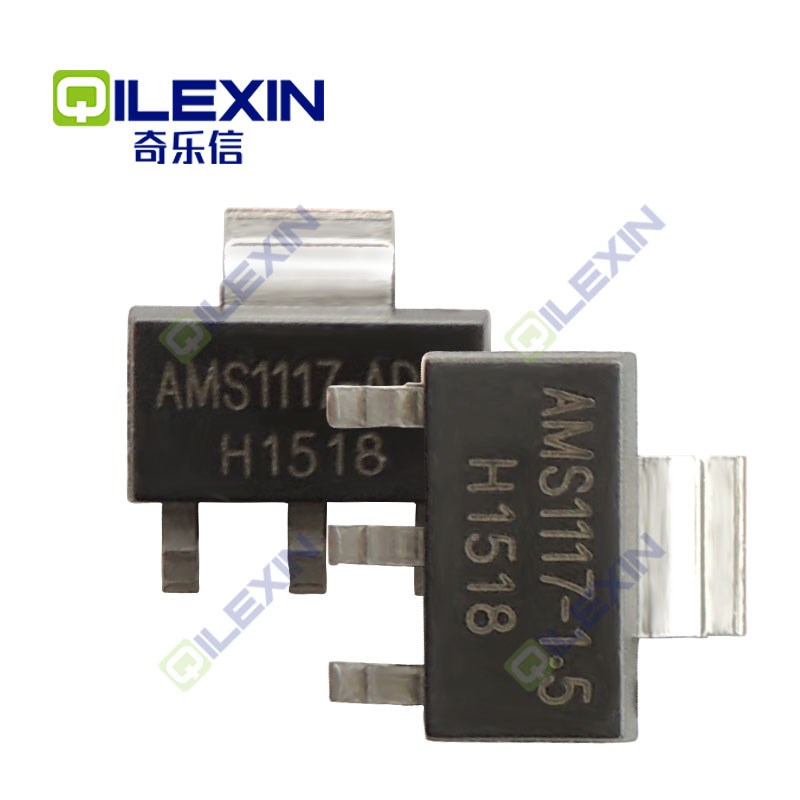 AMS1117-3.3V 1.2 1.5 1.8 5.0V ADJ稳压电源芯片降压IC SOT-223