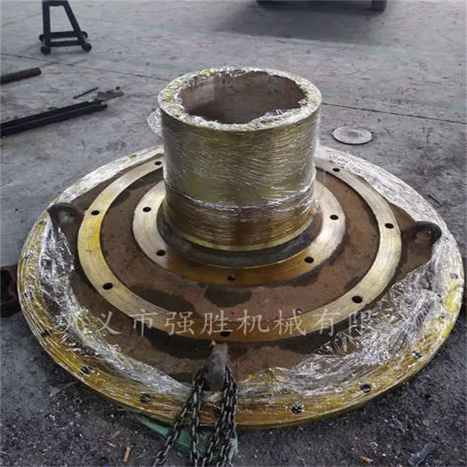 球磨机大齿轮制造商 强胜机械长期供应球磨机齿圈磨头联轴器轴合