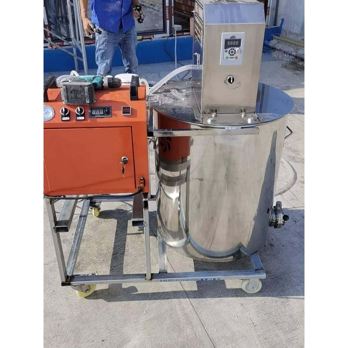 家装型卫生间回填发泡机搅拌桶石膏自流平搅拌桶水泥发泡机