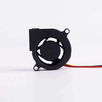 5020-12V四线涡轮双滚珠风扇大风量流风机1.8W工业涡轮鼓风机