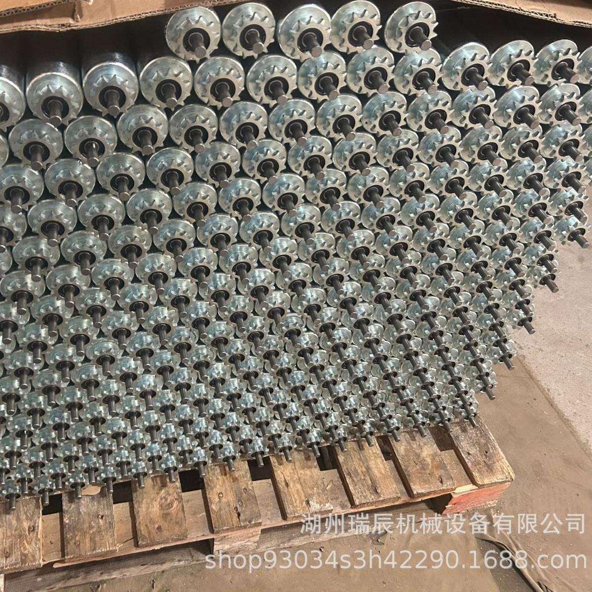 链轮镀锌辊筒滚筒流水线托辊链轮辊筒厂家直销货期保证价格优惠