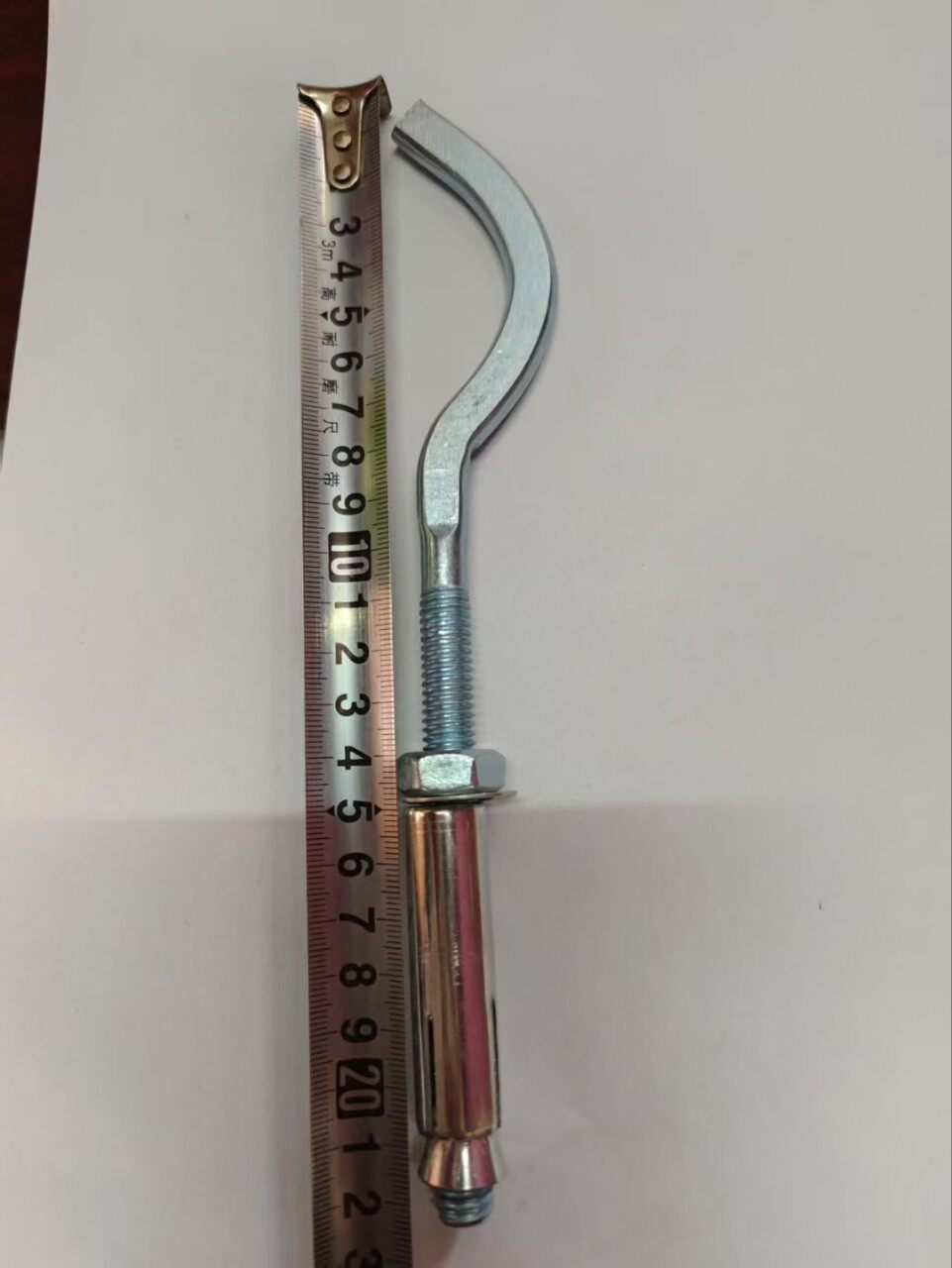 老式铸铁暖气片挂钩加粗老款散热器半圆托勾膨胀螺丝承重墙固定