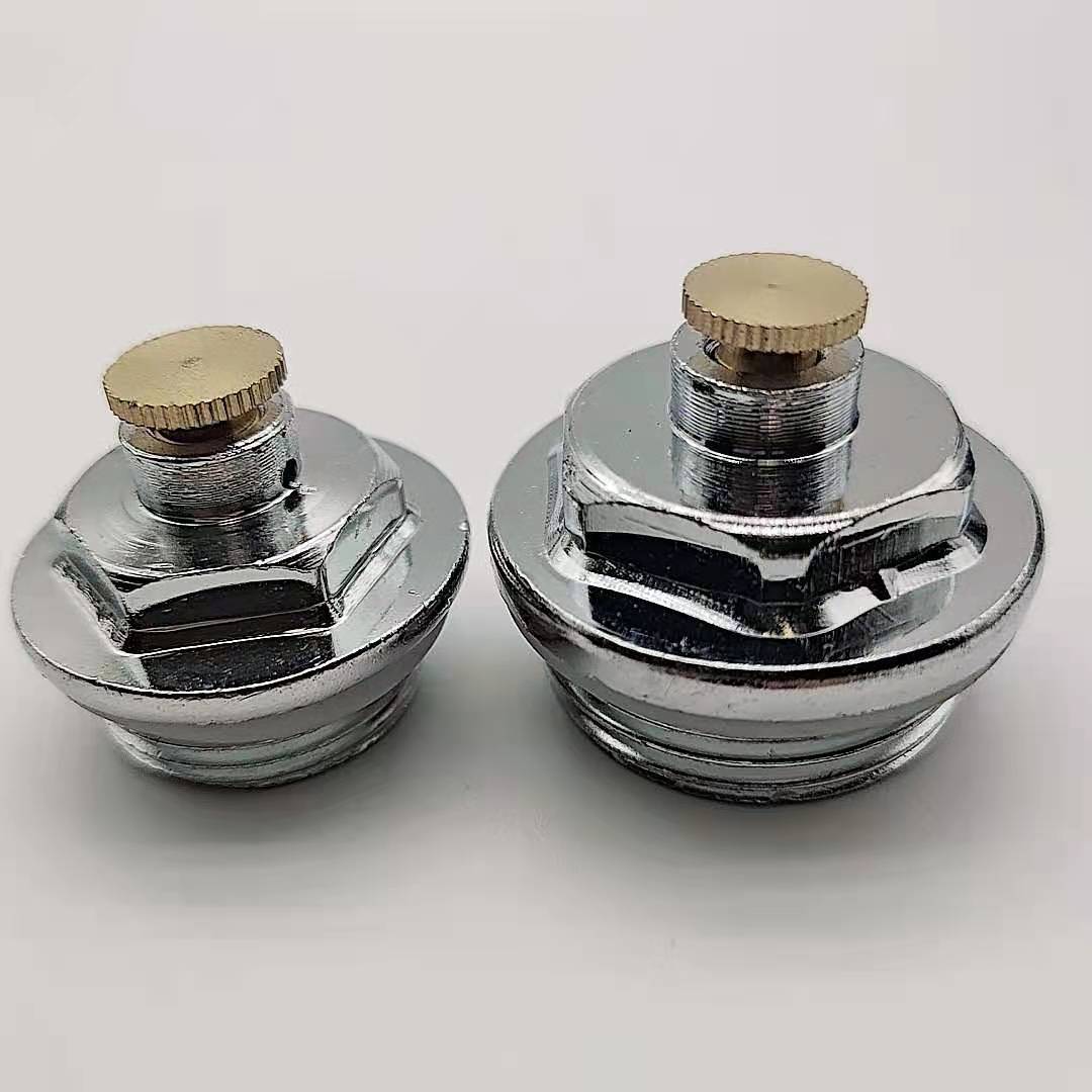 暖气片排阀堵头帽手动64分