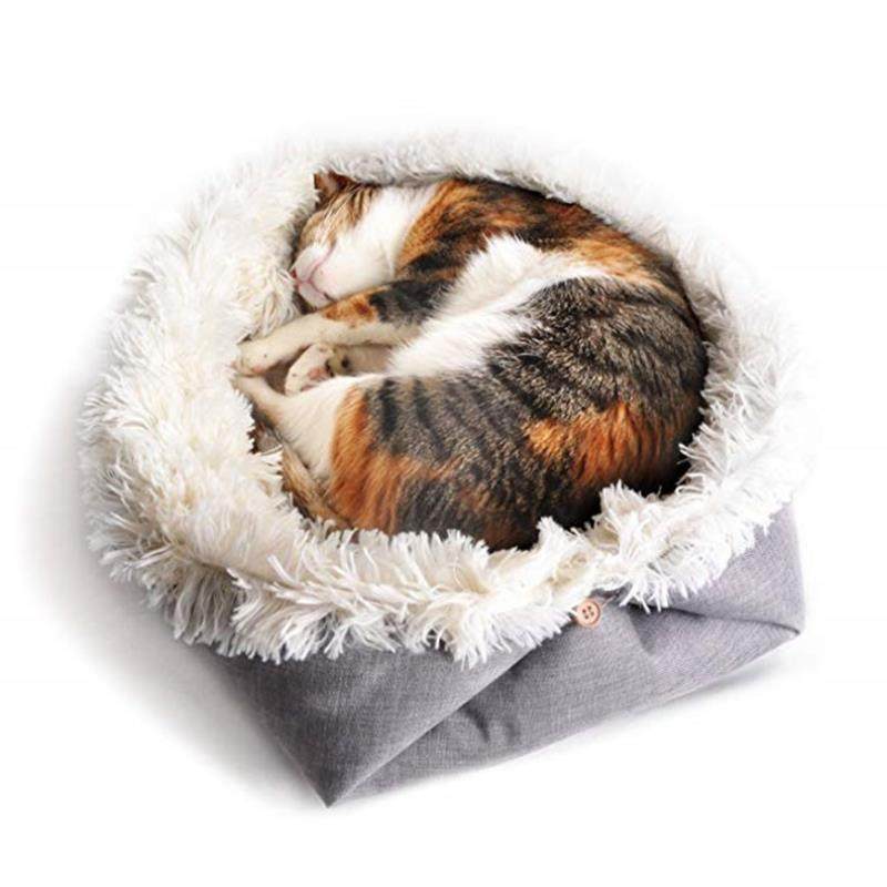 秋冬季猫窝宠物垫子两用狗窝猫垫长毛南韩绒猫床垫保暖窝垫可机洗