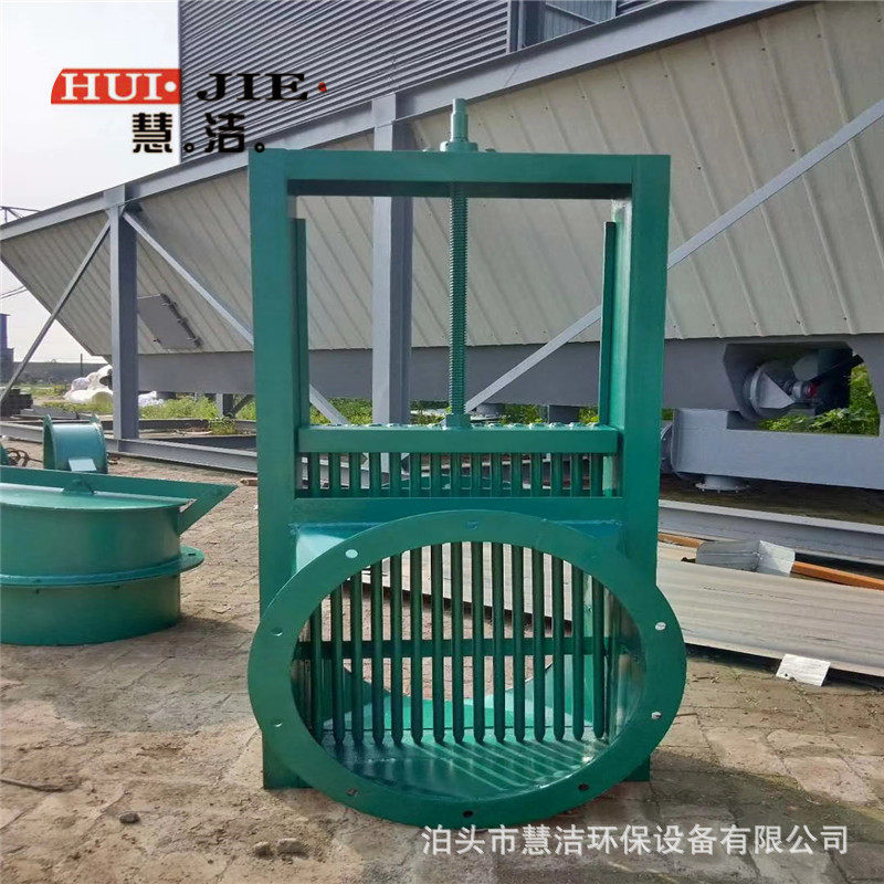 水泥厂手动双向帮条阀600*600帮条闸门电动单层重锤式锁风翻板阀