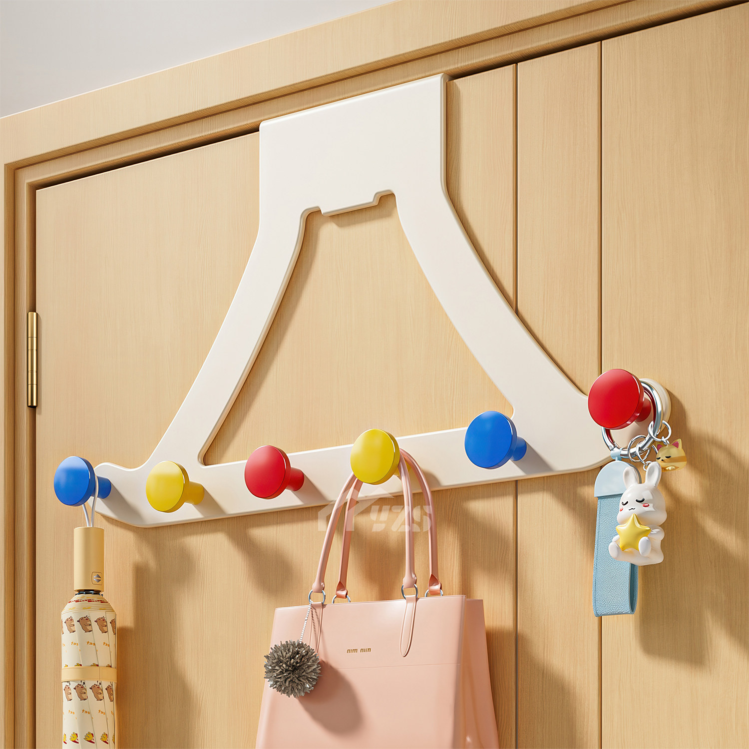 加长门后免打孔挂钩新挂衣架门上门背式挂衣服神器卧室收纳置物架,收纳整理,挂钩/粘钩,淘宝优惠券,粉丝福利购,淘宝优惠卷