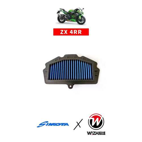 台湾SIMOTA原装进口高性能高流量空滤适用川崎ZX4R ZX4RR