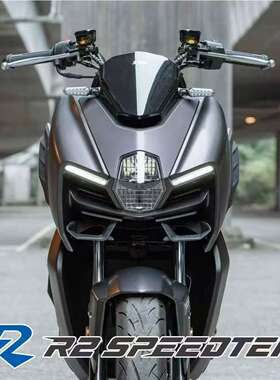 台湾R2SPEEDTEK原创设计下唇竞技定风翼适用SYM三阳MMBCU曼巴