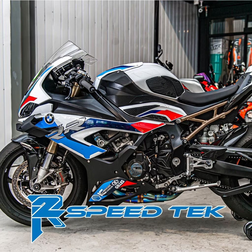 台湾R2SPEEDTEK原创设计专用立体编织油箱贴适用BMW宝马S1000RR