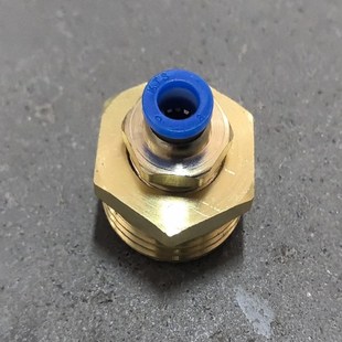dn25dn32氣管快接頭PC8氣缸快z插10mm螺紋直通12mm軟管快接16氣動
