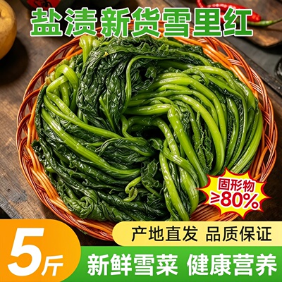 农家新鲜腌制雪里蕻下饭菜5斤