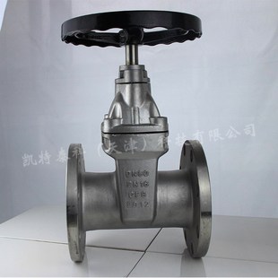 闸阀Z45X-16P不锈钢软密封闸阀阀杆304暗杆法兰配水闸阀 法兰阀门