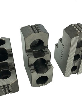 台湾千岛液压卡盘硬爪HJ-4寸5寸6寸8寸10寸油压硬爪CHANDOX卡爪