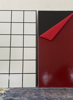 自粘仿瓷砖铝塑板墙贴店面厨房翻新卫生间防水阻燃加厚大理石硬板