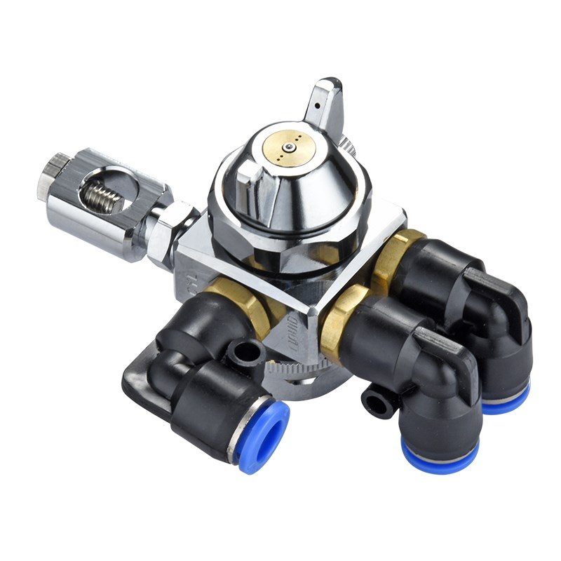 德国ST-6喷头自动喷枪油s漆喷漆枪波峰焊ST-5气动高雾化吸塑机喷