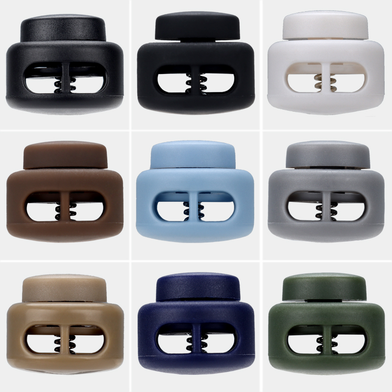 SAB伟星 欧标环保塑料弹簧扣猪鼻扣止绳扣穿绳扣松紧绳子调节纽扣