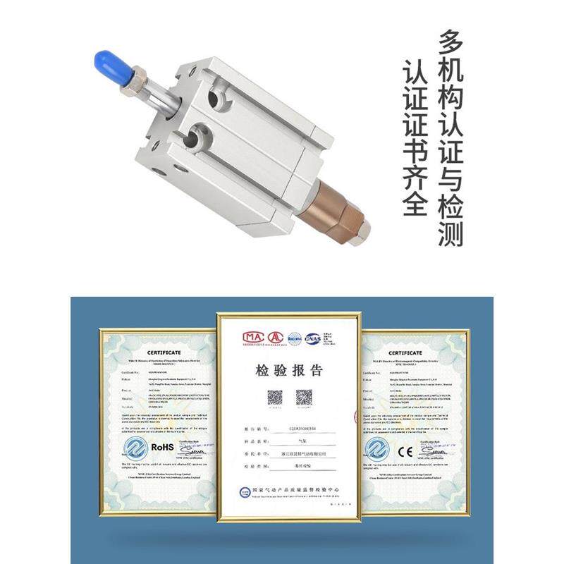 速发MDJ扁型自由安装可调节行程气缸16+20+25+32*20X35X40X50-20-