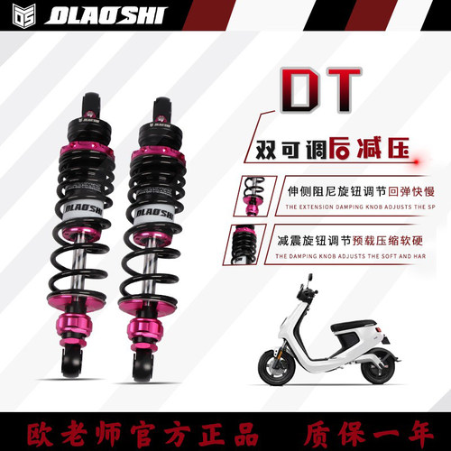 速发欧老FDT 后减震改装UBE九号E100 E80 70 85 BMAX 师0 2E00p避