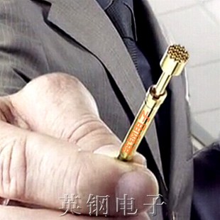 2齿探针 现货速发125MIL大头4MM测试针 4MM P125 .5MM长密花
