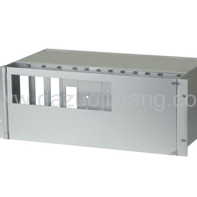 速发0 F型 标准1英寸开箱 机箱 拉丝喷砂氧化处理1U孔导轨插盒