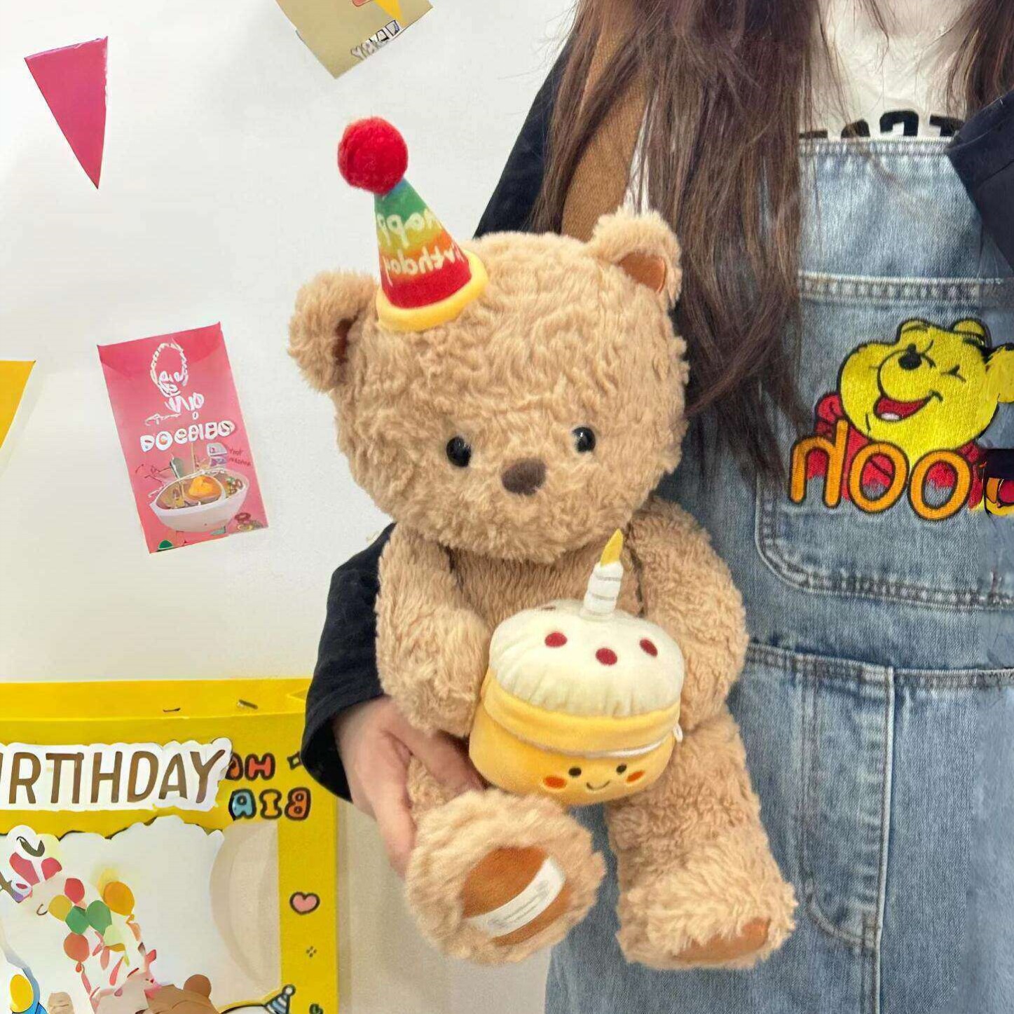 生日小熊玩偶泰迪熊毛绒玩具儿童陪伴抱睡安抚可爱公仔生日礼物女