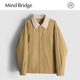 Mind 拼接颗粒绒翻领夹克羽绒服外套潮 男士 Bridge2025秋冬季 新款