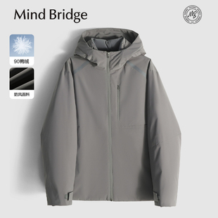 男士 新款 户外保暖机能风三防90鸭绒羽绒服潮 Bridge2025冬季 Mind