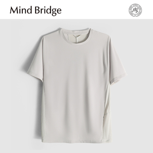 户外运动休闲高弹透气速干短袖 Mind 男士 新款 T恤潮 Bridge2025夏季
