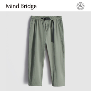 纯色基础款 Mind 风日系宽松休闲裤 户外工装 男 Bridge2025早秋新款