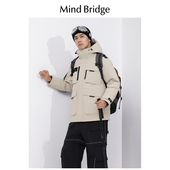 Mind 派克外套 户外登山情侣工装 Bridge羽绒服男冬季 加厚2024新款