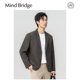 Mind Bridge复古简约纯色高级感西服外套男宽松休闲百搭痞帅西装