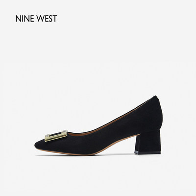 NineWest/玖熙休闲优雅尖头单鞋