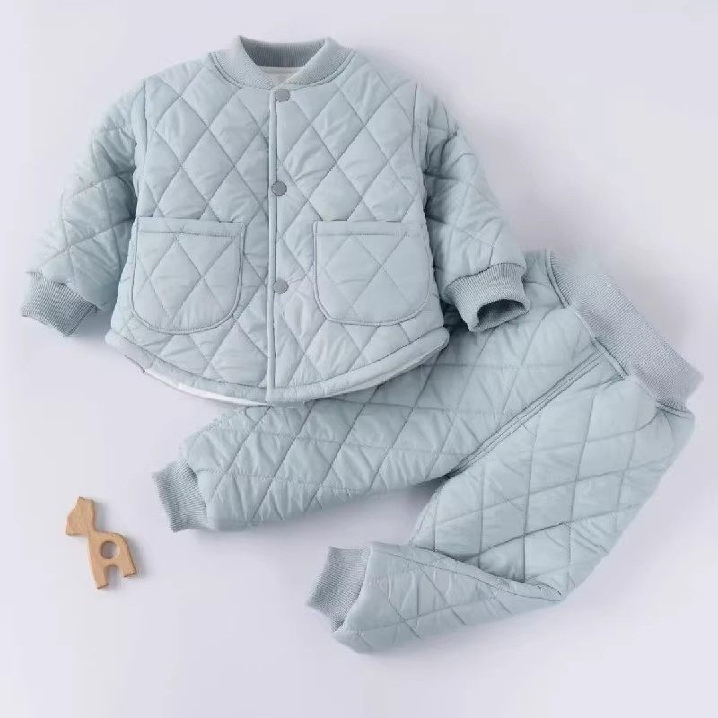 法国婴儿衣服冬季小孩子夹棉保暖薄款棉衣外套家居服套装男女宝宝,童装/婴儿装/亲子装,套装,淘宝优惠券,粉丝福利购,淘宝优惠卷