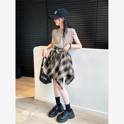 女童夏装套装2024新款女
