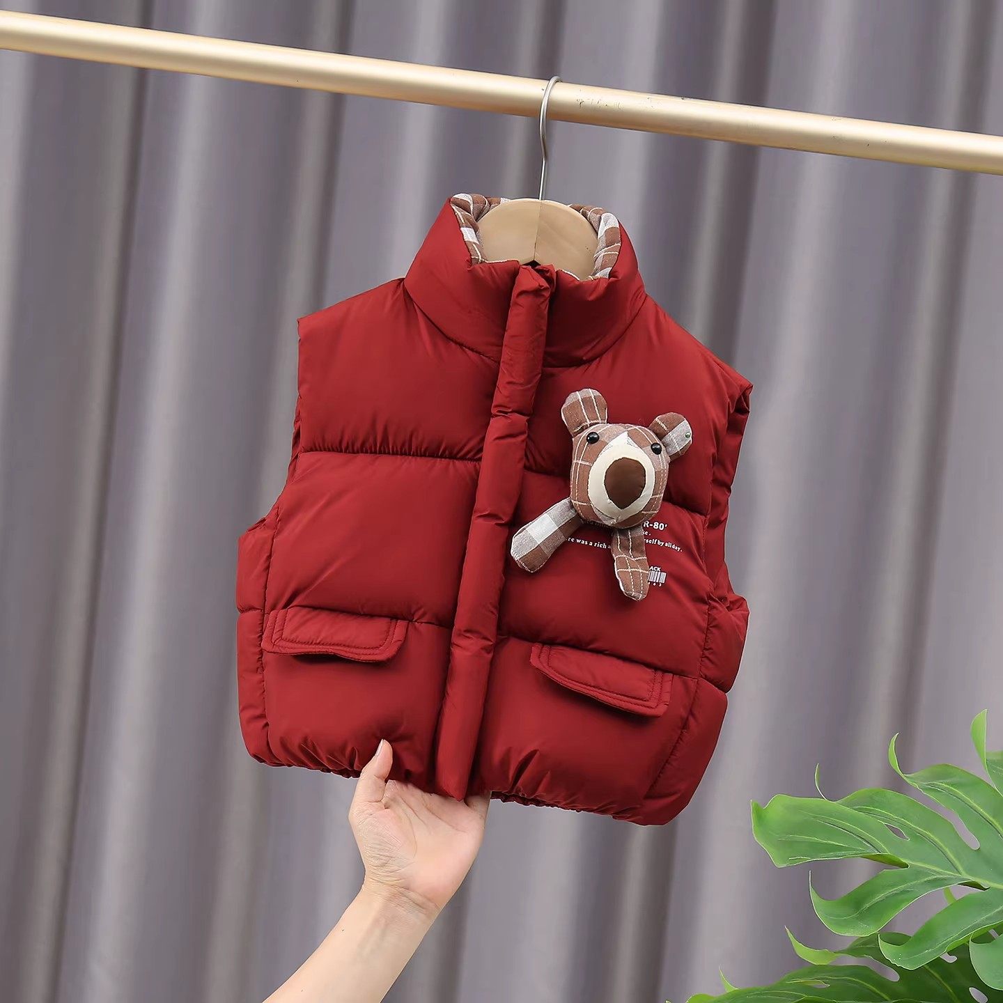 法国儿童马甲秋冬季外套男女童夹棉背心新款宝宝马夹小童保暖坎肩,童装/婴儿装/亲子装,套装,淘宝优惠券,粉丝福利购,淘宝优惠卷